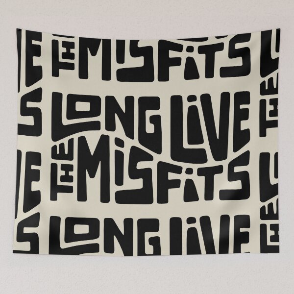 Item preview, Long Live The Misfits Word Art designed and sold by Unhinged Heather.