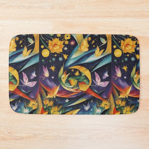 Item preview, Majestic moths in the sparkling night sky with stars designed and sold by Frostquest.
