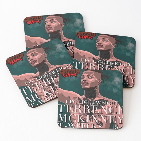Item preview, T wrecks Terrence McKinney UFC Lightweight fighter designed and sold by GrizzlyCollective.
