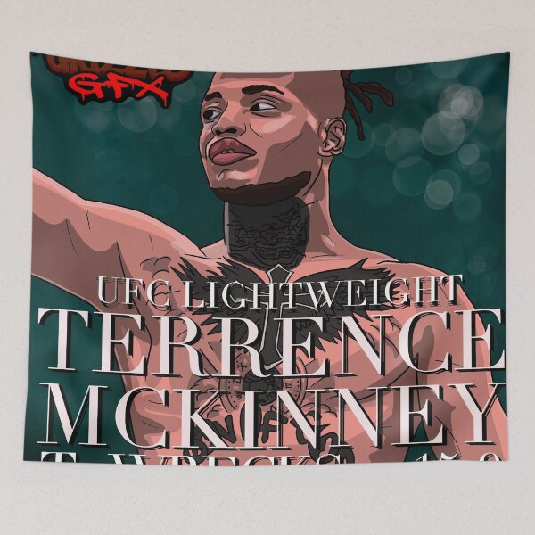 Item preview, T wrecks Terrence McKinney UFC Lightweight fighter designed and sold by GrizzlyCollective.