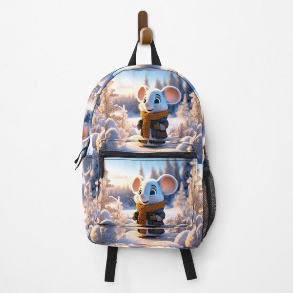 Item preview, young mouse in winter with scarf and coat designed and sold by janjacbu.
