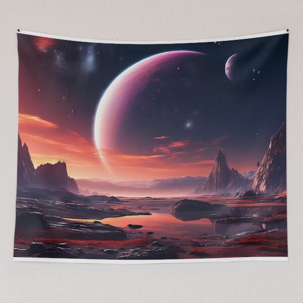 Item preview, View of the Orbiting Planets designed and sold by Design-Illusi0n.