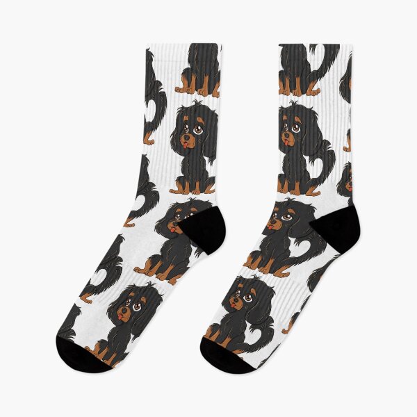 Aperçu de l'œuvre Cavalier King Charles Spaniel - Noir et feu créée et vendue par ThaisGCosta.