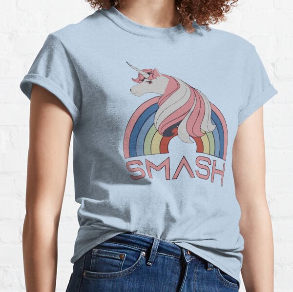 Vista previa del artículo con la obra «Smash de unicornio casi en el paraíso», diseñado y vendido por GhostlyArchaeologist's Designs.