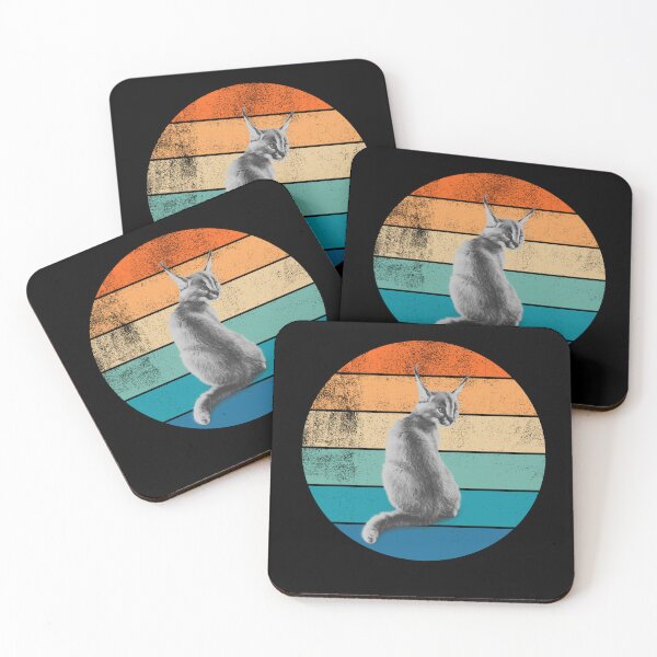 Item preview, Caracal Retro Sunset designed and sold by AussieWonders.