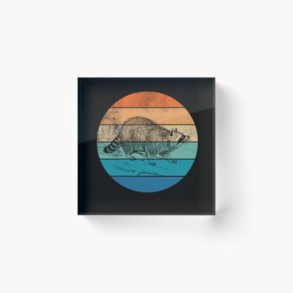 Item preview, Raccoon Retro Sunset designed and sold by AussieWonders.