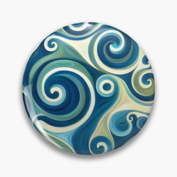Item preview, Ocean Dreams Abstract Pattern - Sea-Inspired Design designed and sold by DesigntshirtWB.
