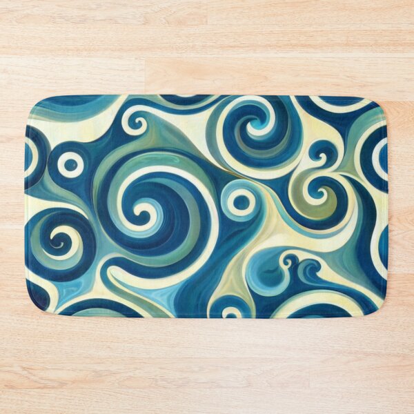 Item preview, Ocean Dreams Abstract Pattern - Sea-Inspired Design designed and sold by DesigntshirtWB.