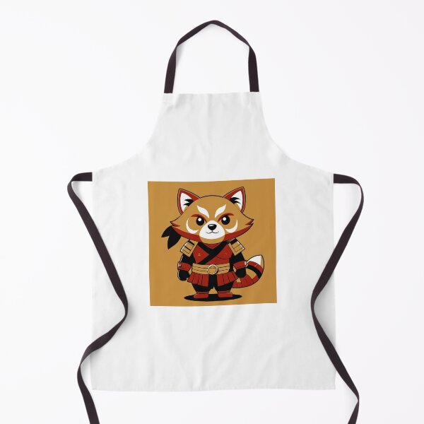 Item preview, cartoon of a red panda warrior designed and sold by janedewaard.