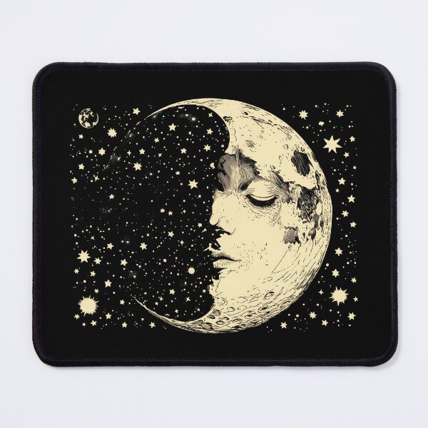 Item preview, Crescent Moon and Stars designed and sold by Mythic Legends Digital.