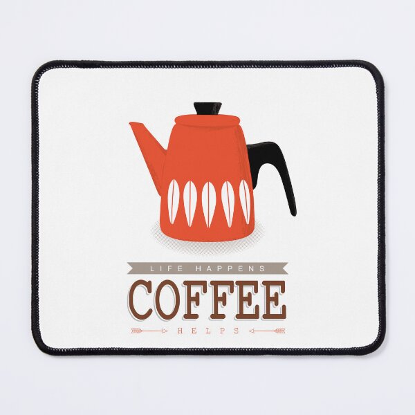 Item preview, Catherine Holm Lotus Coffee Pot Art Print designed and sold by nestartlink.