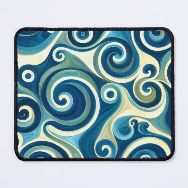 Item preview, Ocean Dreams Abstract Pattern - Sea-Inspired Design designed and sold by DesigntshirtWB.