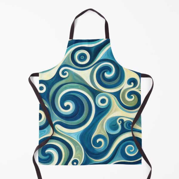Item preview, Ocean Dreams Abstract Pattern - Sea-Inspired Design designed and sold by DesigntshirtWB.