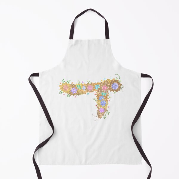Item preview, Floral Letter "ㅜ" WeArePrettierThanFlowers designed and sold by 366birthflower.