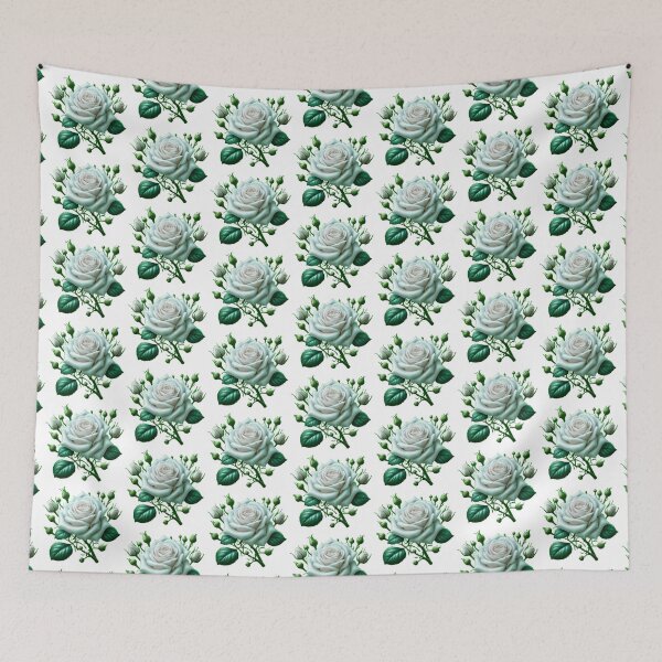 Item preview, Ethereal White Rose with Iridescent Shimmer. Gifts for Nature Lovers. designed and sold by LilianPixel.