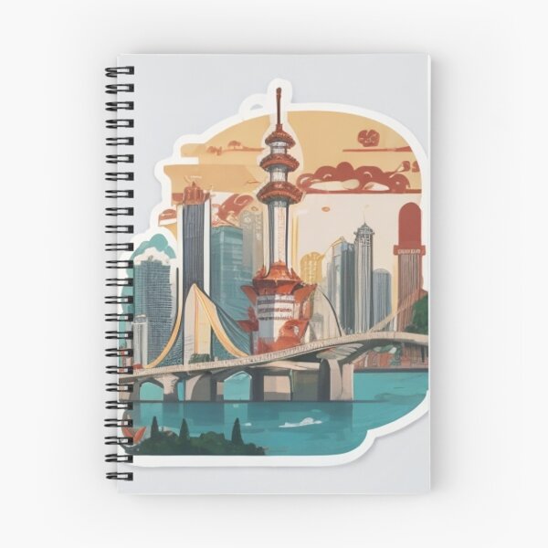 Item preview, Art images of city buildings in Chinese style designed and sold by GOTJIm.
