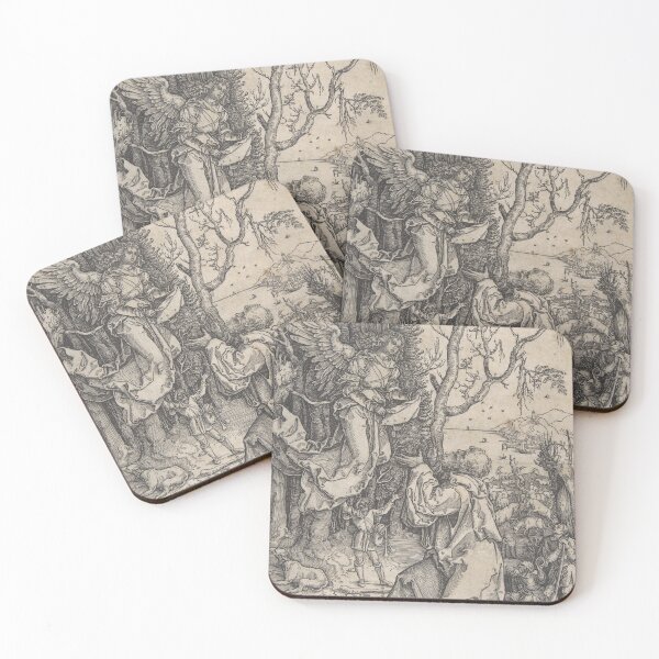 Item preview, Recto: Joachim and the Angel; Verso, in upper right hand corner: three figures with loose draperies designed and sold by New Media Arts.