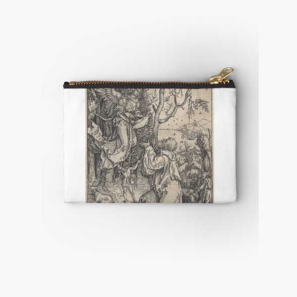 Item preview, Recto: Joachim and the Angel; Verso, in upper right hand corner: three figures with loose draperies designed and sold by New Media Arts.