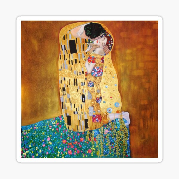 Aperçu de l'œuvre Gustav Klimt - Le baiser créée et vendue par TilleyMoonUK.