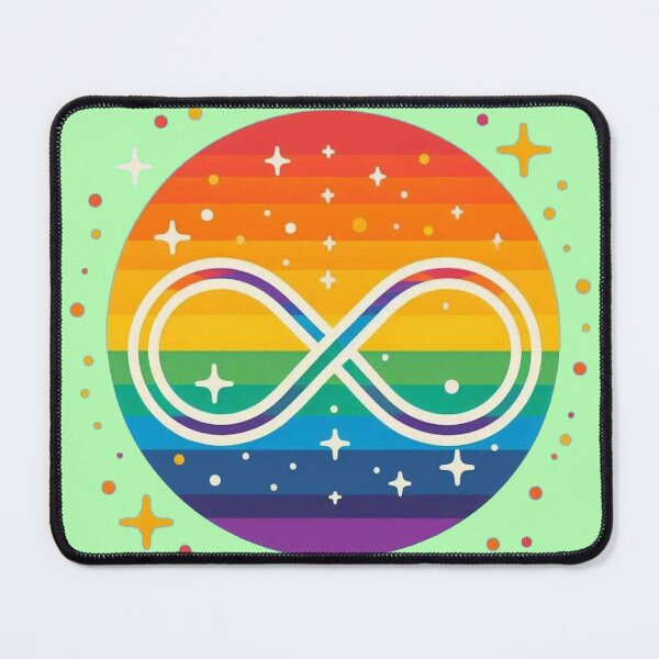 Item preview, Sparkly rainbow infinity designed and sold by Vkinsify.