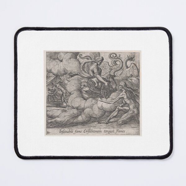 Item preview, Plate 80: Ceres' Nymph Telling Famine to Strike Erysichthon (Insatiabili fame Erisichtonem torquet Fames), from Ovid's 'Metamorphoses' designed and sold by New Media Arts.