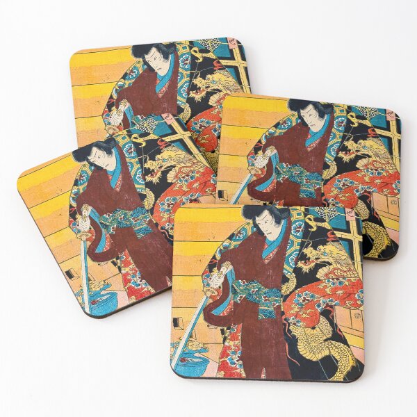 Item preview, Samurai Dragon Kimono designed and sold by Daruma786.