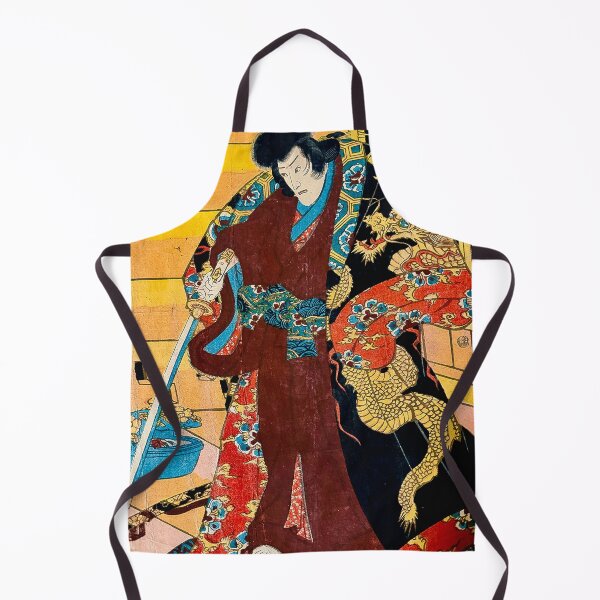 Item preview, Samurai Dragon Kimono designed and sold by Daruma786.