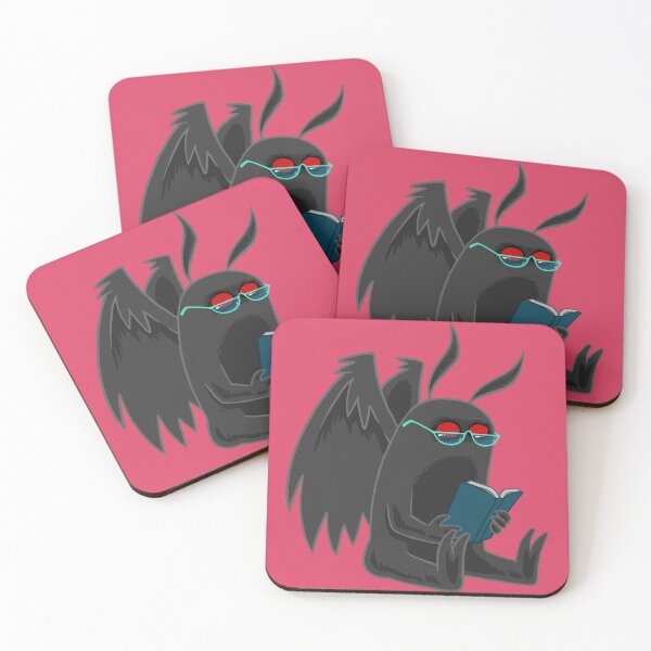 Item preview, Mothman Reads! designed and sold by Dead Possum Designs.