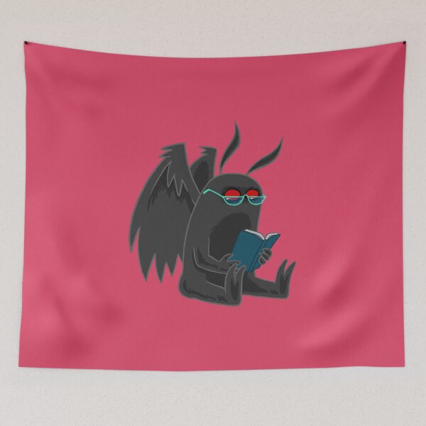 Item preview, Mothman Reads! designed and sold by Dead Possum Designs.