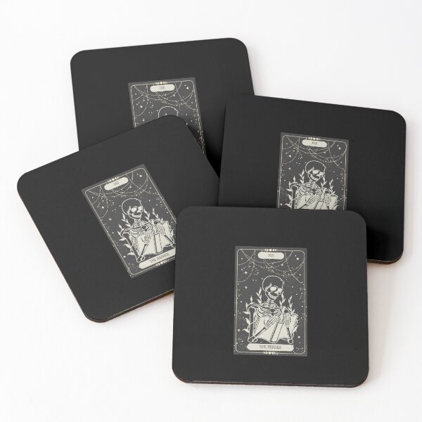 Item preview, The Reader | Illustration of a Skull | Black Background designed and sold by RM-Journey.
