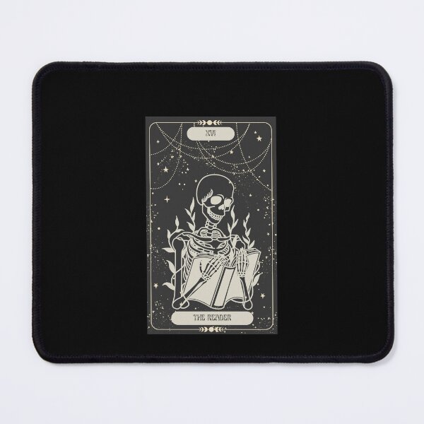 Item preview, The Reader | Illustration of a Skull | Black Background designed and sold by RM-Journey.