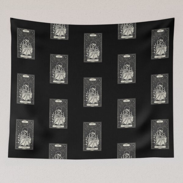 Item preview, The Reader | Illustration of a Skull | Black Background designed and sold by RM-Journey.