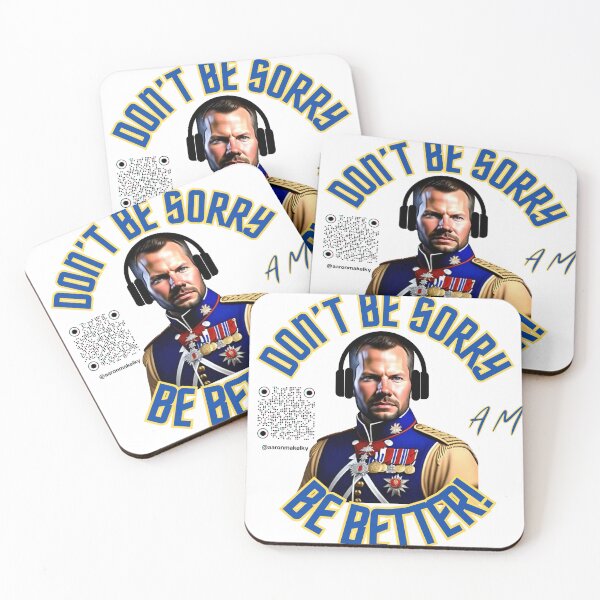 Item preview, Don't Be Sorry Be Better Circle Transparent Background designed and sold by Aaron Makelky.