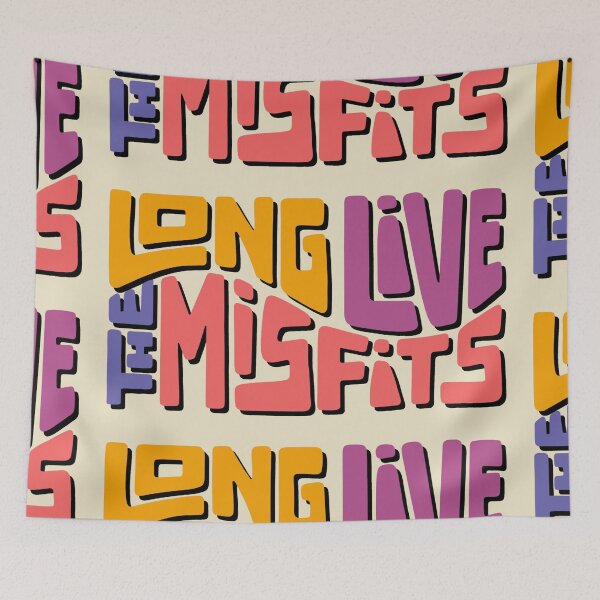 Item preview, Long Live The Misfits Word Art designed and sold by Unhinged Heather.
