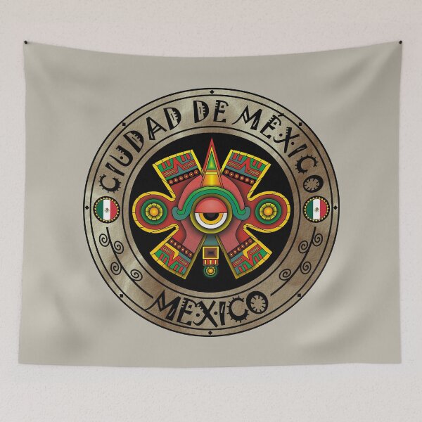 Item preview, Ciudad de México Aztec Ollin emblem designed and sold by studioss76.