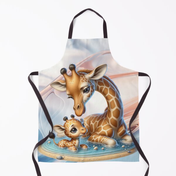 Artikelvorschau, Kostbare Mama und Baby Giraffe entworfen und verkauft von AnalajiaDesigns.