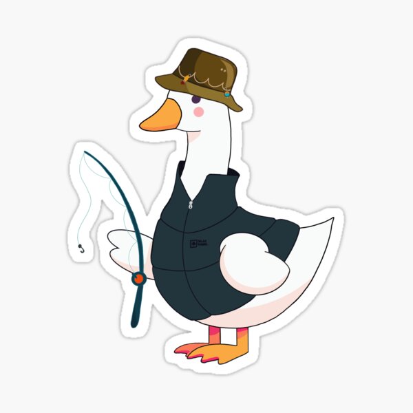 Aperçu de l'œuvre Silly Goose — Pêche créée et vendue par Jenna Bingham.