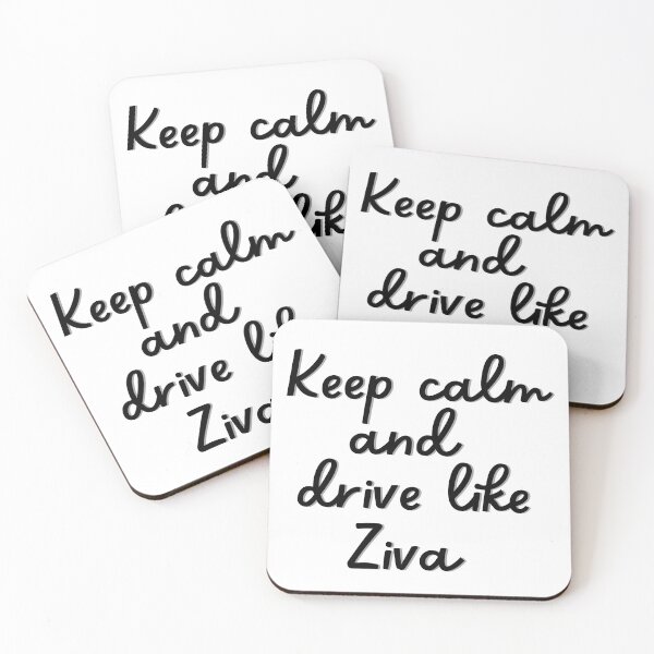 Item preview, Keep Calm and Drive Like Ziva designed and sold by Toby’s Treasures.
