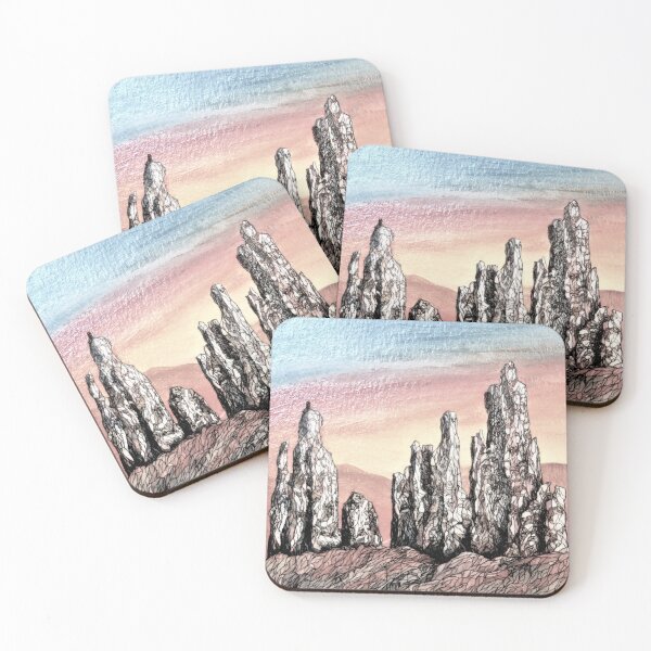 Item preview, desert towers pastel designed and sold by Gerardo Segismundo.