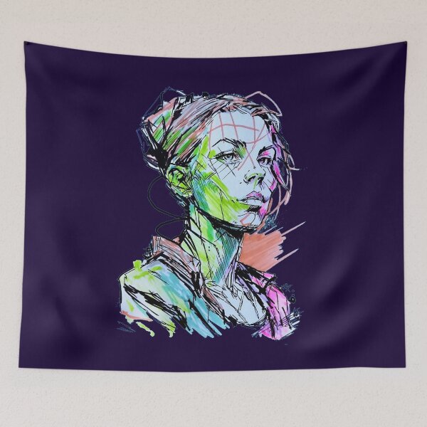 Item preview, Sketchy Lady designed and sold by THEmenaceART.