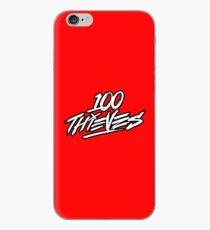 Vinilo o funda para iPhone 100 ladrones || en blanco y negro