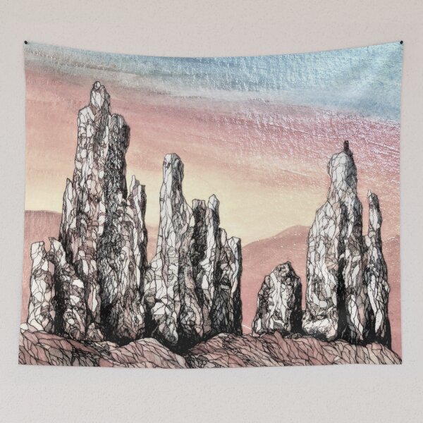 Item preview, desert towers pastel FH designed and sold by Gerardo Segismundo.