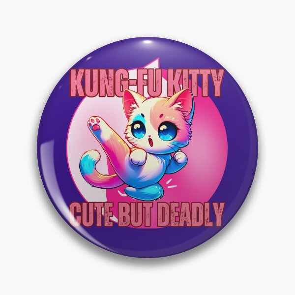 Item preview, Kung-Fu Kitty, Cute But Deadly Cartoon-Anime Style  designed and sold by Jim Stephens.