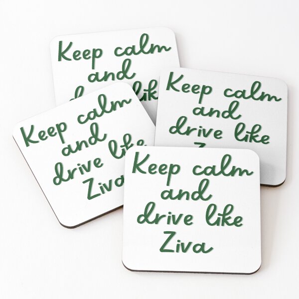 Item preview, Keep Calm and Drive Like Ziva designed and sold by Toby’s Treasures.
