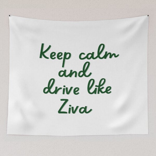 Item preview, Keep Calm and Drive Like Ziva designed and sold by Toby’s Treasures.