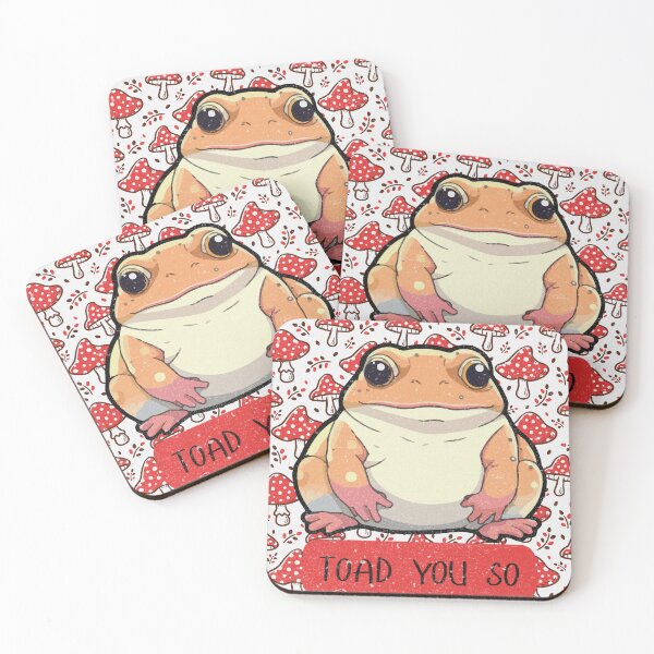 Item preview, Toad You So Mushroom Toad Pun designed and sold by CrystalWillette.