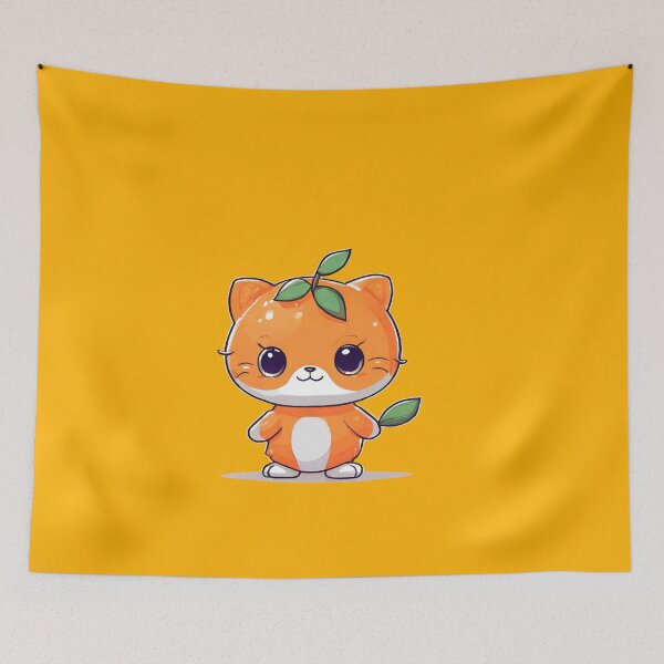 Item preview,  KAWAII ORANGE CAT  designed and sold by KawaiiLyfe.
