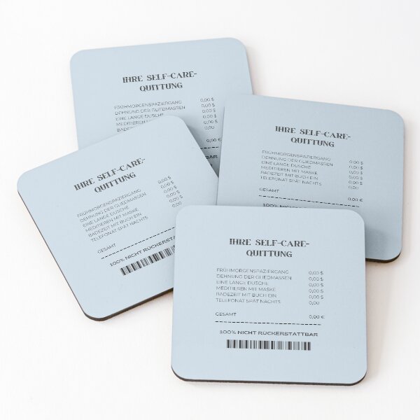 Item preview, DEINE SELBSTPFLEGE-REZEPT | Pastel Blue Background designed and sold by RM-Journey.