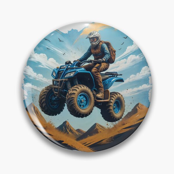 Item preview, Off Road Adrenaline: ATV Quad Racer's High-Flying Adventure designed and sold by MindfulVisionz.