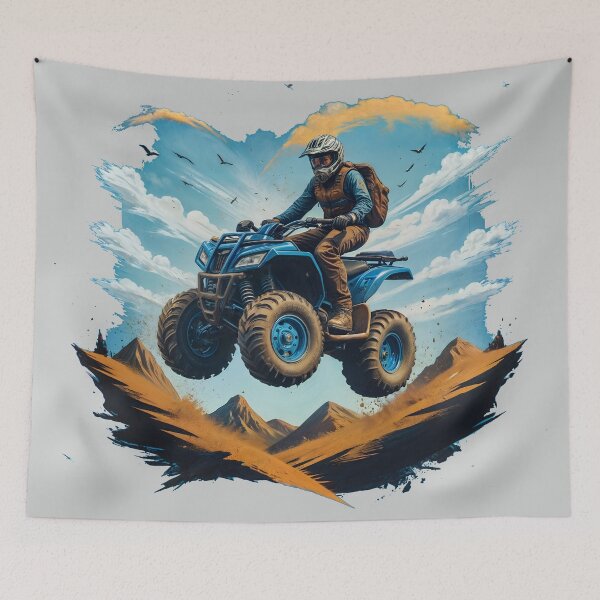 Item preview, Off Road Adrenaline: ATV Quad Racer's High-Flying Adventure designed and sold by MindfulVisionz.